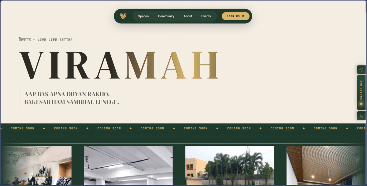 Viramah — Wellness Community Platform screenshot